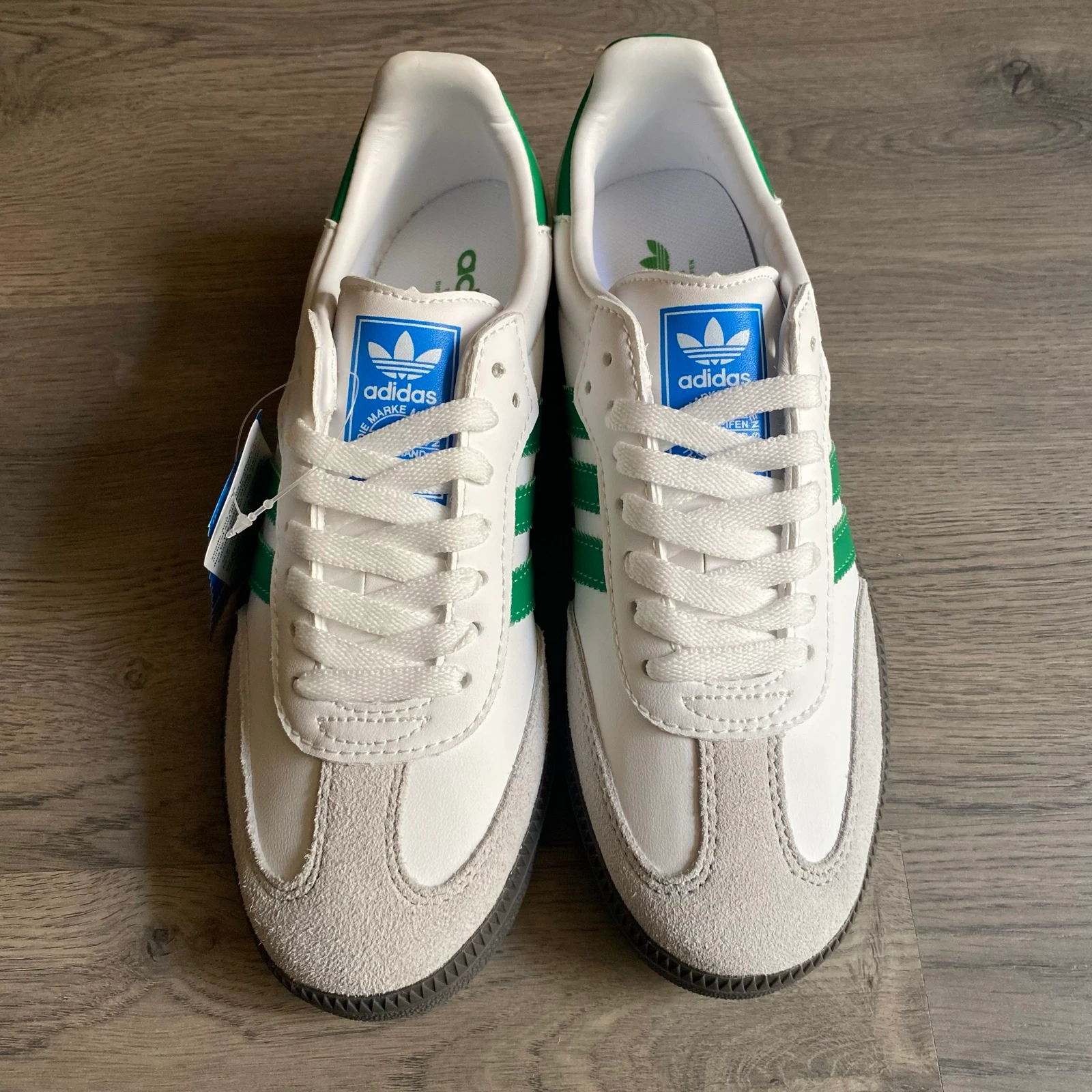Adidas Samba OG Blancas Verdes | Talla 39 | Nuevas | Con Caja – photo 5